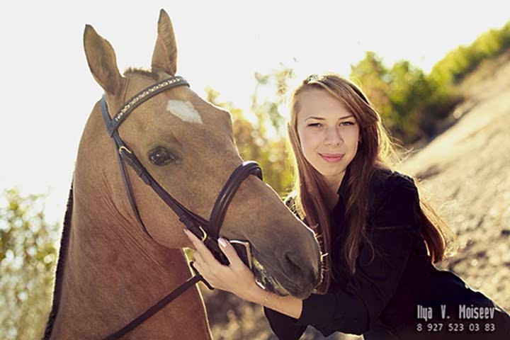 Модель: Даша - Ездили на конный двор